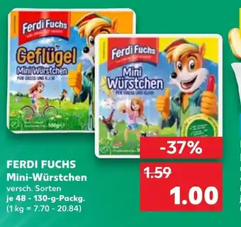 Kaufland FERDI FUCHS Mini-Würstchen tilbud