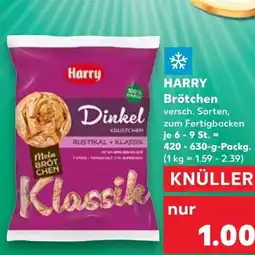 Kaufland HARRY Brötchen tilbud