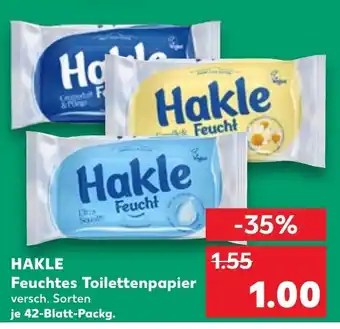 Kaufland Hakle Feuchtes Toilettenpapier tilbud