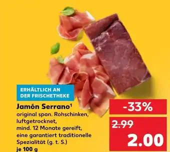 Kaufland Jamón Serrano¹ tilbud