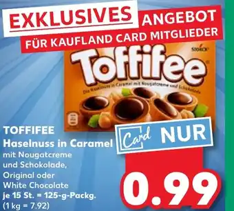 Kaufland TOFFIFEE Haselnuss in Caramel tilbud