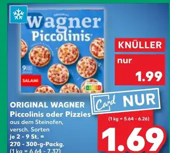 Kaufland ORIGINAL WAGNER Piccolinis oder Pizzies tilbud