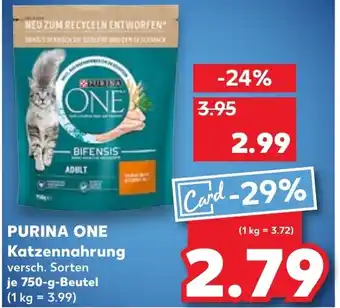 Kaufland PURINA ONE Katzennahrung tilbud