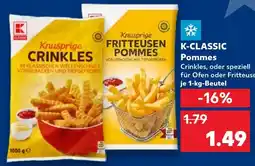 Kaufland K-CLASSIC Pommes tilbud