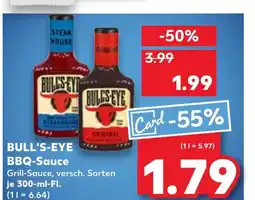 Kaufland BULL'S-EYE BBQ-Sauce tilbud