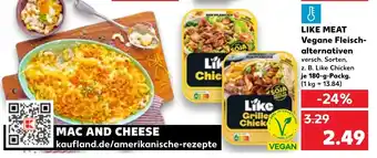 Kaufland LIKE MEAT Vegane Fleisch- alternativen tilbud