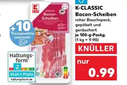 Kaufland K-CLASSIC Bacon- Scheiben tilbud