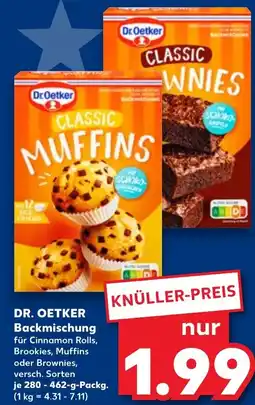 Kaufland DR. OETKER Backmischung tilbud