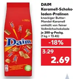 Kaufland DAIM Karamell-Schoko- laden-Pralinen tilbud