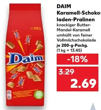 Kaufland DAIM Karamell-Schoko- laden-Pralinen tilbud