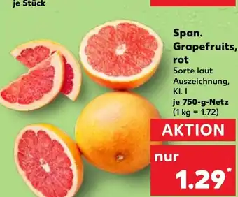 Kaufland Span. Grapefruits, tilbud