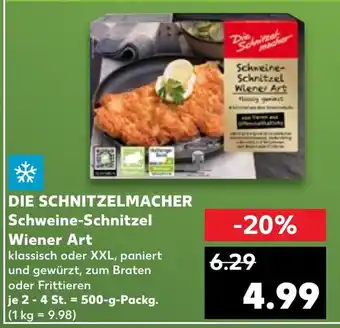 Kaufland DIE SCHNITZELMACHER Schweine-Schnitzel Wiener Art tilbud