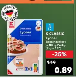 Kaufland K-CLASSIC Lyoner tilbud