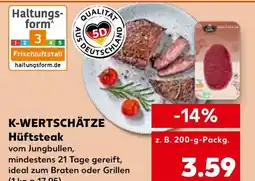 Kaufland K-WERTSCHÄTZE Hüftsteak tilbud