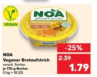 Kaufland NOA Veganer Brotaufstrich tilbud