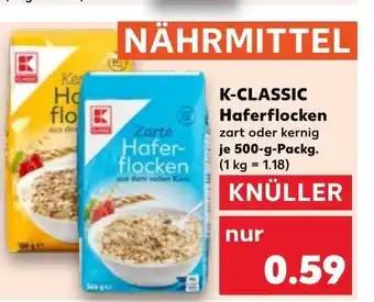 Kaufland K-CLASSIC Haferflocken tilbud