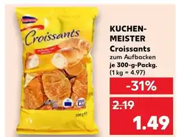 Kaufland KUCHEN- MEISTER Croissants tilbud