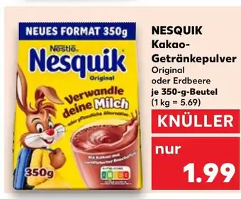 Kaufland NESQUIK Kakao- Getränkepulver tilbud