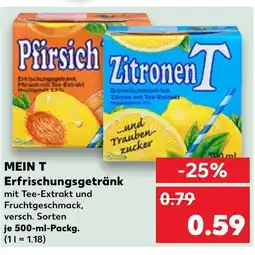 Kaufland MEIN T Erfrischungsgetränk tilbud