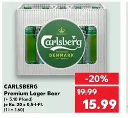 Kaufland (+3.10 Pfand) Premium Lager Beer tilbud