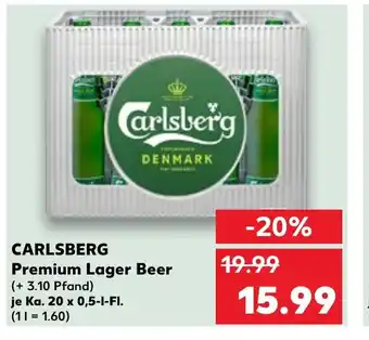 Kaufland (+3.10 Pfand) Premium Lager Beer tilbud