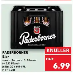 Kaufland PADERBORNER Bier tilbud