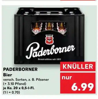 Kaufland PADERBORNER Bier tilbud