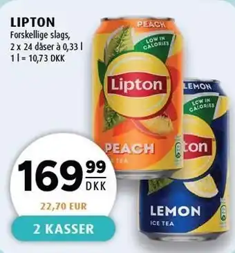 Scandinavian Park LIPTON - 2 KASSER tilbud