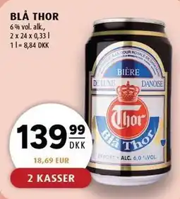 Scandinavian Park BLÅ THOR - 2 KASSER tilbud