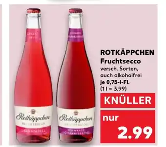 Kaufland ROTKÄPPCHEN Fruchtsecco tilbud