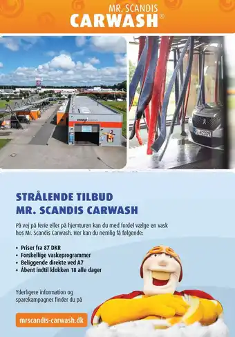 Scandinavian Park STRÅLENDE TILBUD MR. SCANDIS CARWASH tilbud