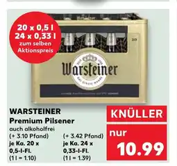 Kaufland WARSTEINER Premium Pilsener tilbud