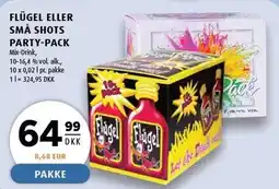 Scandinavian Park FLÜGEL ELLER SMÅ SHOTS PARTY-PACK tilbud