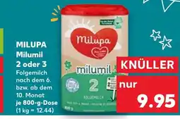 Kaufland MILUPA Milumil 2 oder 3 tilbud