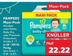 Kaufland PAMPERS Maxi-Pack= tilbud