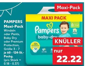 Kaufland PAMPERS Maxi-Pack= tilbud