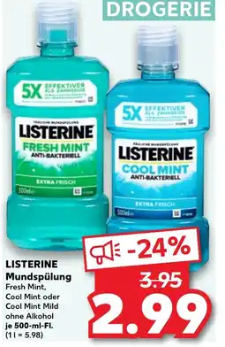 Kaufland LISTERINE Mundspülung tilbud