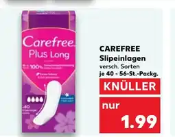 Kaufland CAREFREE Slipeinlagen tilbud