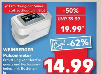 Kaufland WEINBERGER Pulsoximeter Ermittlung tilbud