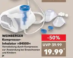 Kaufland WEINBERGER Kompressor- Inhalator »84500<< tilbud