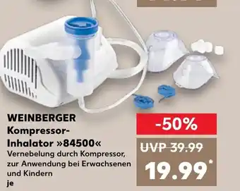 Kaufland WEINBERGER Kompressor- Inhalator »84500<< tilbud