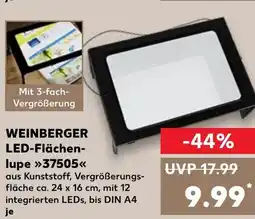 Kaufland WEINBERGER LED-Flächen- tilbud