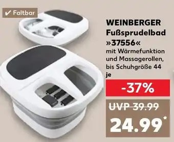 Kaufland WEINBERGER Fußsprudelbad >>37556<< tilbud