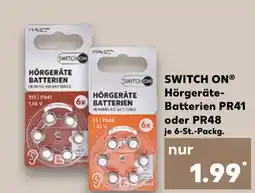 Kaufland SWITCH ONⓇ Hörgeräte- Batterien PR41 tilbud