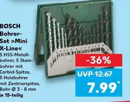 Kaufland BOSCH Bohrer- Set >>Mini X-Line<< tilbud