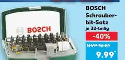 Kaufland BOSCH Schrauber- bit-Satz je 32-teilig tilbud