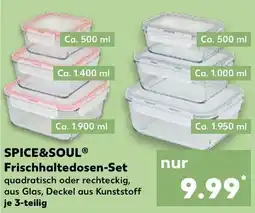 Kaufland SPICE&SOULⓇ Frischhaltedosen-Set tilbud