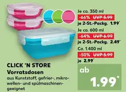 Kaufland CLICK 'N STORE Vorratsdosen tilbud