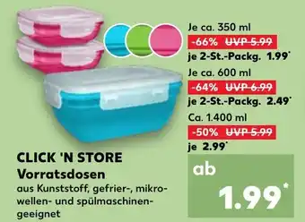 Kaufland CLICK 'N STORE Vorratsdosen tilbud