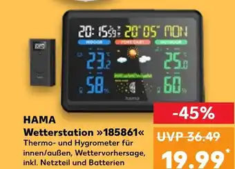 Kaufland HAMA Wetterstation »>185861<< tilbud